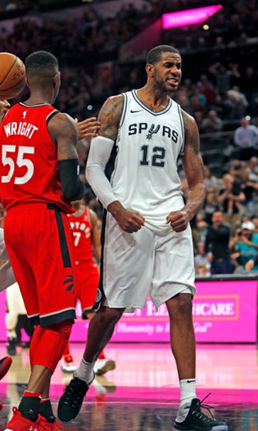 Aldridge, Murray power Spurs past Raptors, 101-97 (Oct 23, 2017)